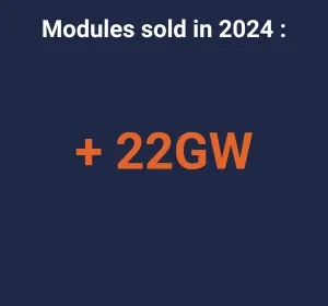 modules sold in 2024 : 