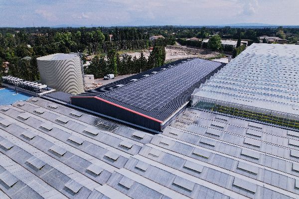 Vu de haut de l'installation chateaurenard