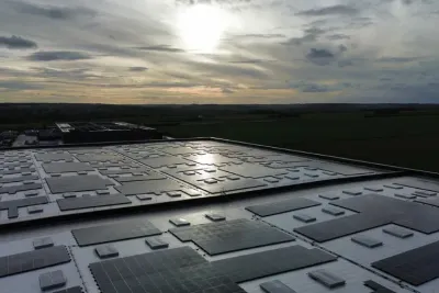 Gros plan sur les modules de l’entrepôt logistique XXL d’ESR Group