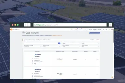 Nous avons le plaisir de vous annoncer l’ajout du système de montage ManOrga Solar dédié aux projets en ombrière à notre moteur de recherche sur SYNAPSUN.COM.  