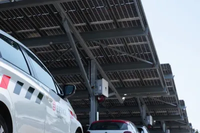 Ombrière avec une puissance totale 2,5MWc